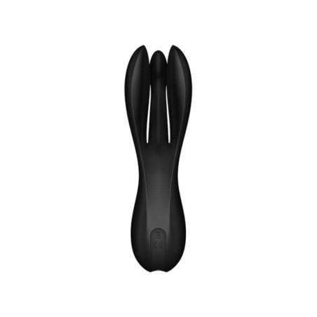 SATISFYER - VIBRATEUR THREESOME 2 NOIR