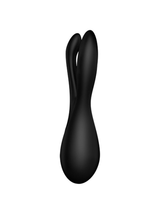 SATISFYER - VIBRATEUR THREESOME 2 NOIR