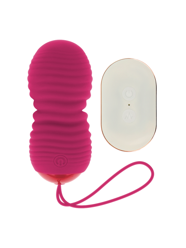 OHMAMA - TÉLÉCOMMANDE EGG 7 MODES HAUT ET BAS ROSE