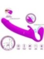 PRETTY LOVE - ZANINI STRAPLESS STRAP-ON 10 VIBRATIONS VIOLET