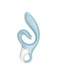 SATISFYER - LOVE ME RABBIT VIBRATION BLEU