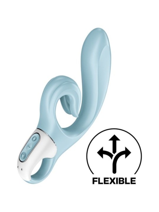 SATISFYER - LOVE ME RABBIT VIBRATION BLEU