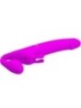 PRETTY LOVE - ZANINI STRAPLESS STRAP-ON 10 VIBRATIONS VIOLET