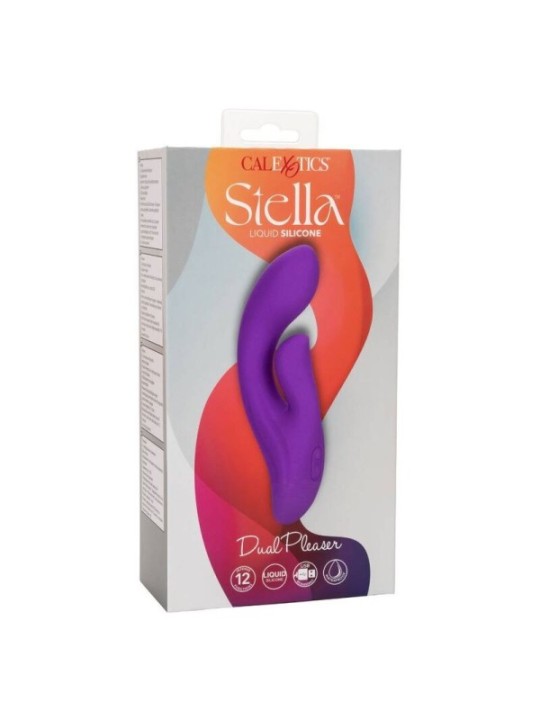 CALEXOTICS - STELLA DUAL PLEASER VIOLET