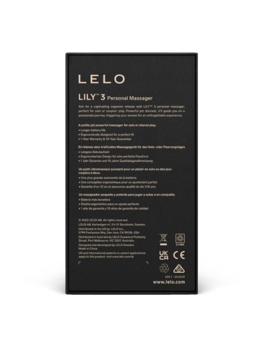 LELO - MASSEUR PERSONNEL LILY 3 - LAVANDE