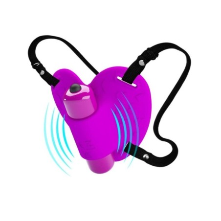 PRETTY LOVE - MASSEUR DE CLITORIS HEARTBEAT 10 MODES DE VIBRATION VIOLET
