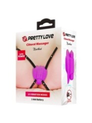 PRETTY LOVE - MASSEUR DE CLITORIS HEARTBEAT 10 MODES DE VIBRATION VIOLET