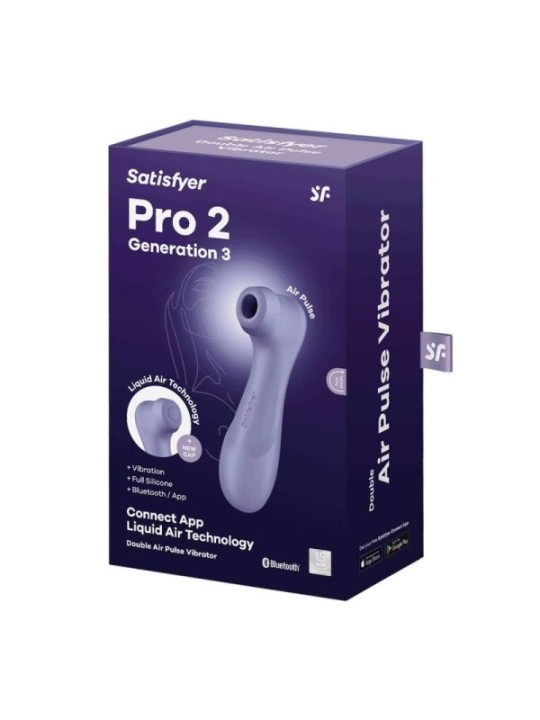 SATISFYER - PRO 2 GENERACIÓN 3 LILAS BLUETOOTH ET APPLICATION