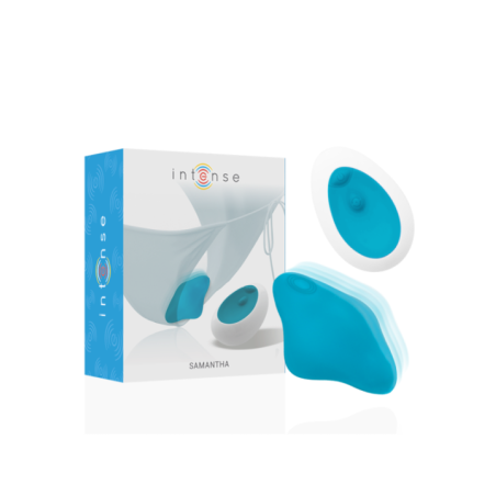INTENSE - SAMANTHA PANTIE TÉLÉCOMMANDE BLEU