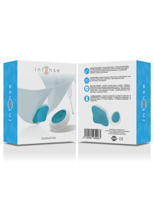 INTENSE - SAMANTHA PANTIE TÉLÉCOMMANDE BLEU