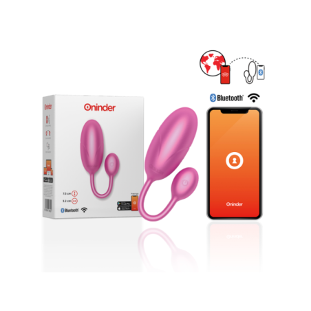 ONINDER - OEUF VIBRANT TOKYO ROSE 7,5 X 3,2 CM APPLICATION GRATUITE