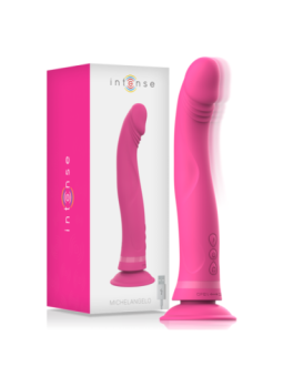 INTENSE - GODE VIBRATEUR EN SILICONE ROSE MICHELANGELO
