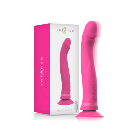 INTENSE - GODE VIBRATEUR EN SILICONE ROSE MICHELANGELO