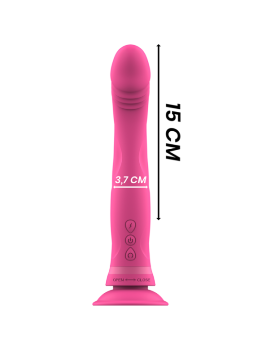 INTENSE - GODE VIBRATEUR EN SILICONE ROSE MICHELANGELO
