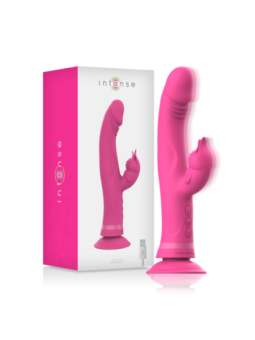 INTENSE - VIBRATEUR JULIO RABBIT SILICONE ROSE