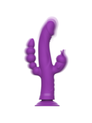 INTENSE - VIBRATEUR EN SILICONE CASANOVA RABBIT TRIPLE MOTEUR VIOLET