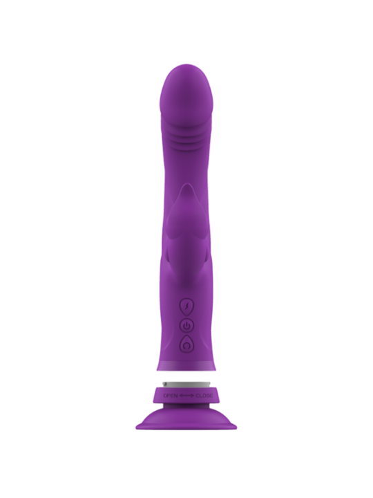 INTENSE - VIBRATEUR EN SILICONE CASANOVA RABBIT TRIPLE MOTEUR VIOLET