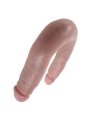 KING COCK - GODE DOUBLE PÉNÉTRATION 12.7 CM NATUREL