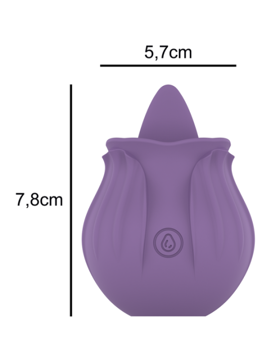 INTENSE - VIOLET CL TORIS STIMULATEUR 10 VIBRATIONS LILAS
