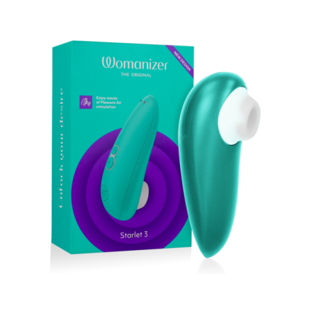 WOMANIZER - STIMULATEUR CLITORAL STARLET 3 TURQUOISE