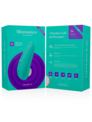 WOMANIZER - STIMULATEUR CLITORAL STARLET 3 TURQUOISE