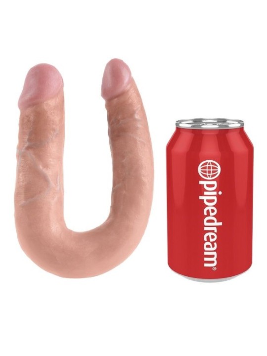 KING COCK - GODE DOUBLE PÉNÉTRATION 13.9 CM NATUREL