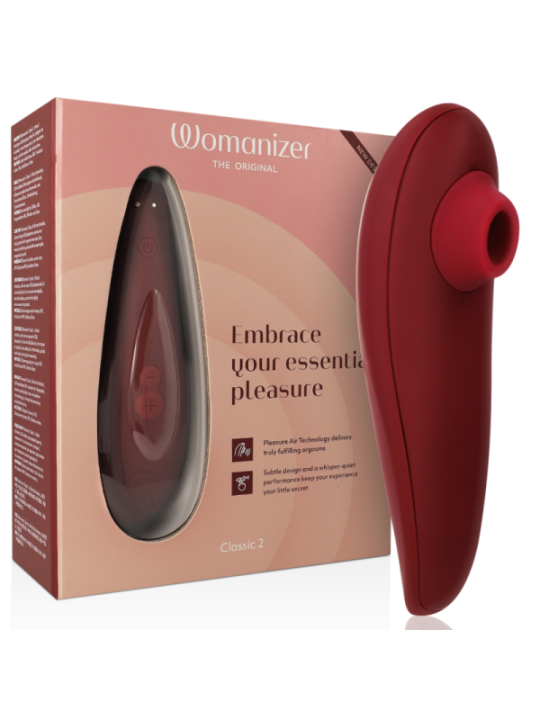 WOMANIZER - STIMULATEUR CLITORAL CLASSIC 2 BORDEAUX