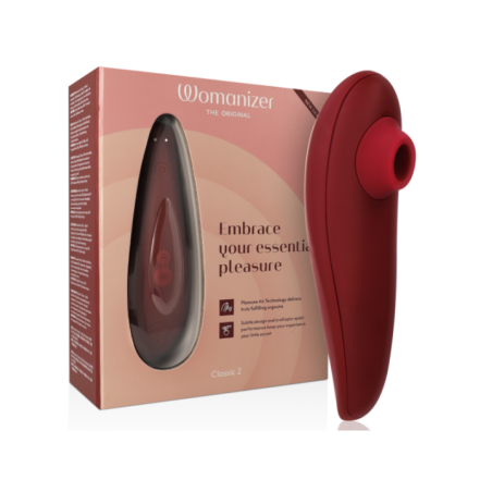 WOMANIZER - STIMULATEUR CLITORAL CLASSIC 2 BORDEAUX
