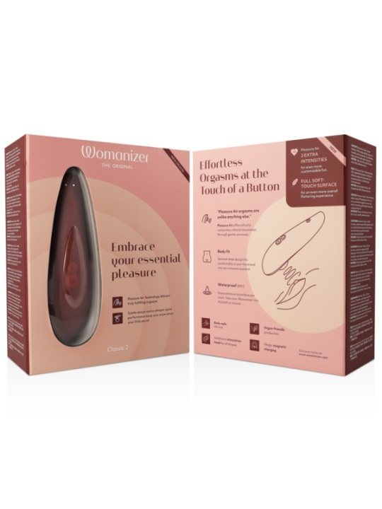 WOMANIZER - STIMULATEUR CLITORAL CLASSIC 2 BORDEAUX
