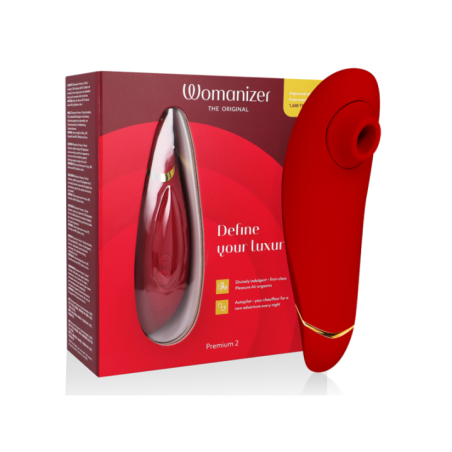 WOMANIZER - STIMULATEUR CLITORAL PREMIUM 2 BORDEAUX