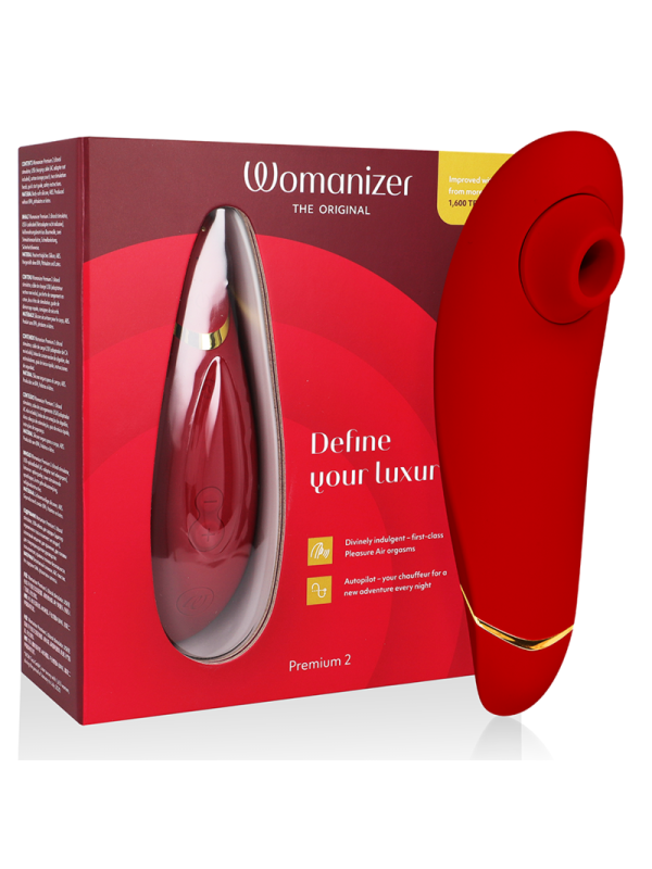 WOMANIZER - STIMULATEUR CLITORAL PREMIUM 2 BORDEAUX