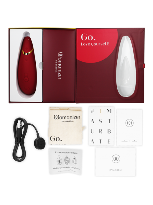 WOMANIZER - STIMULATEUR CLITORAL PREMIUM 2 BORDEAUX