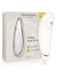 WOMANIZER - STIMULATEUR CLITORAL PREMIUM 2 GRIS CHAUD