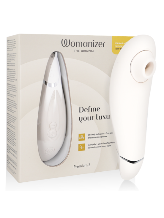 WOMANIZER - STIMULATEUR CLITORAL PREMIUM 2 GRIS CHAUD