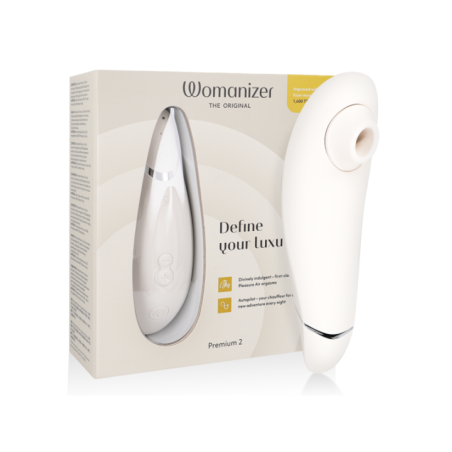 WOMANIZER - STIMULATEUR CLITORAL PREMIUM 2 GRIS CHAUD