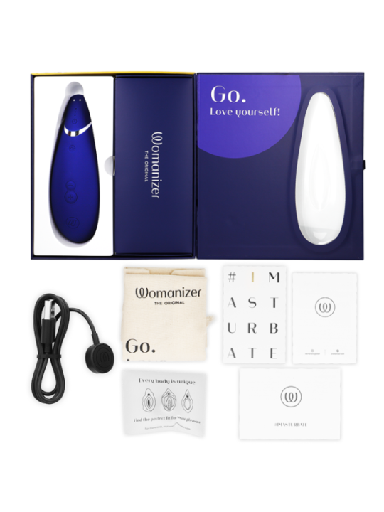 WOMANIZER - STIMULATEUR CLITORAL PREMIUM 2 BLUEBERRY