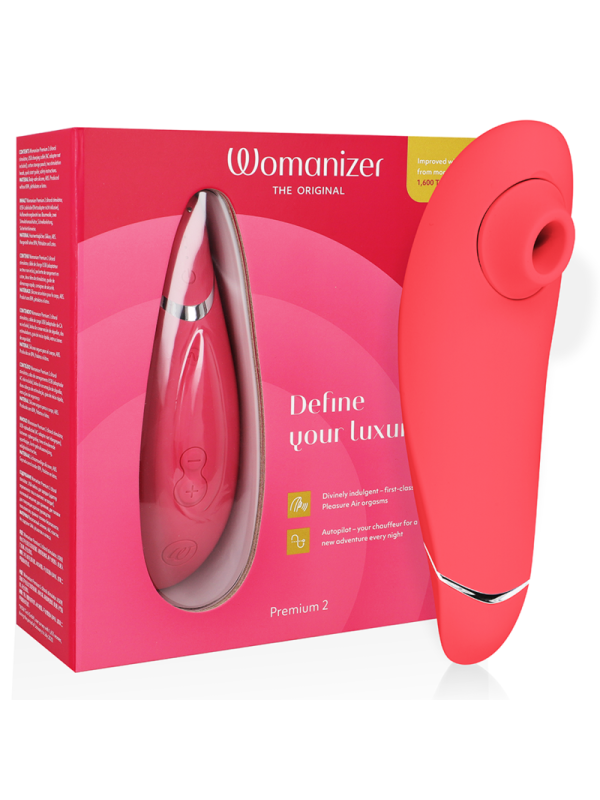 WOMANIZER - STIMULATEUR CLITORAL PREMIUM 2 FRAMBOISE