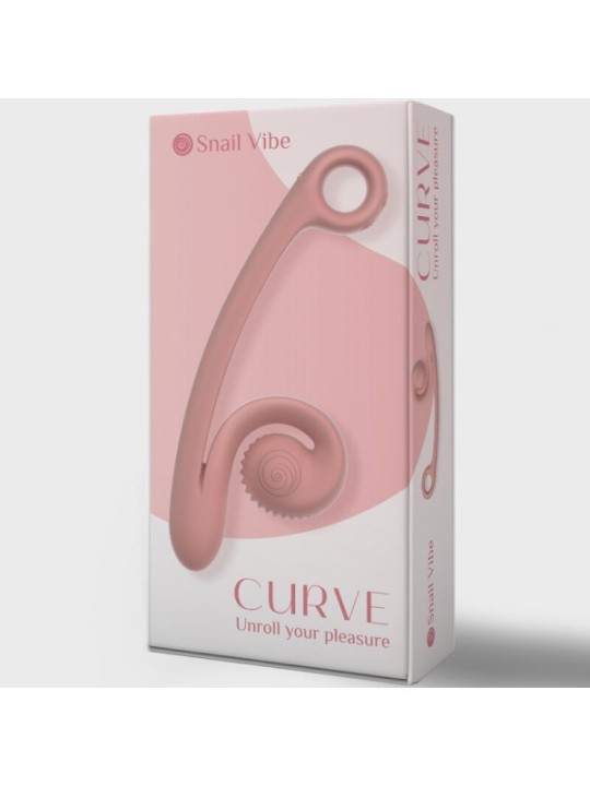SNAIL VIBE - VIBRATEUR COURBE ORANGE