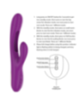 INTENSE - APOLO VIBRATEUR MULTIFONCTION RECHARGEABLE 7 VIBRATIONS AVEC LANGUE OSCILLANTE VIOLET