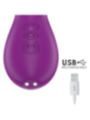 INTENSE - APOLO VIBRATEUR MULTIFONCTION RECHARGEABLE 7 VIBRATIONS AVEC LANGUE OSCILLANTE VIOLET