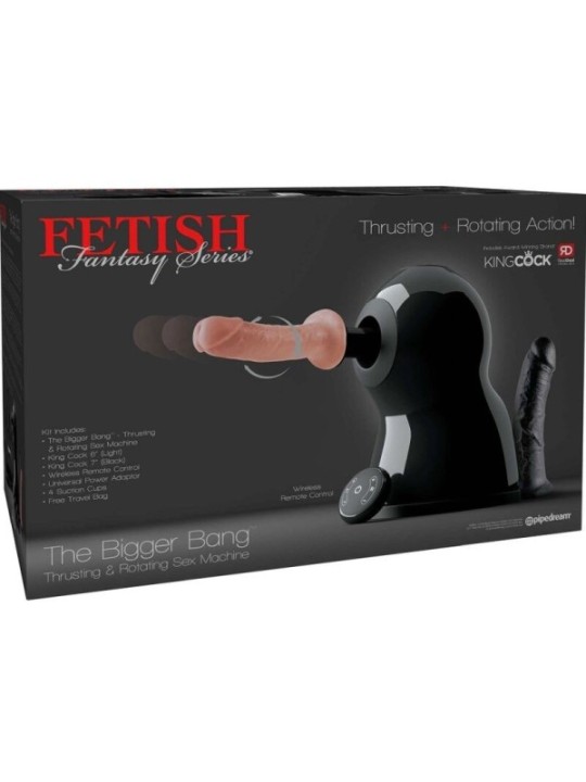 FETISH FANTASY SERIES - SEX MACHINE PLUS GRANDE ROTATION ET POUSSE DE BANG