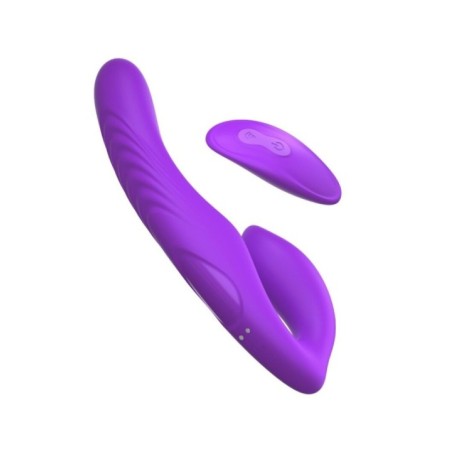 FANTASY FOR HER - VIBRATEUR DOUBLE PÉNÉTRATION TÉLÉCOMMANDE 9 NIVEAUX VIOLETS
