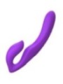 FANTASY FOR HER - VIBRATEUR DOUBLE PÉNÉTRATION TÉLÉCOMMANDE 9 NIVEAUX VIOLETS