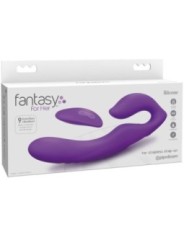 FANTASY FOR HER - VIBRATEUR DOUBLE PÉNÉTRATION TÉLÉCOMMANDE 9 NIVEAUX VIOLETS