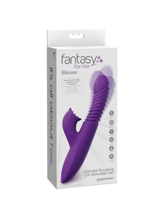 FANTASY FOR HER - STIMULATEUR DE CLITORIS AVEC OSCILLATION THERMIQUE ET FONCTION DE VIBRATION VIOLET