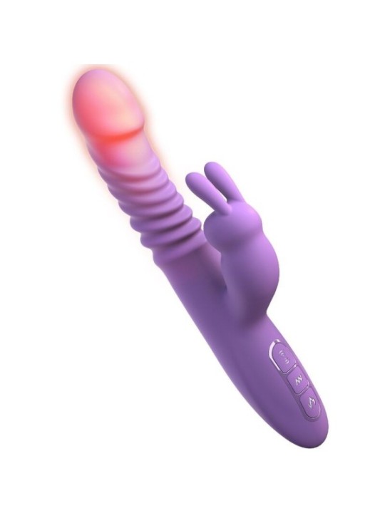 FANTASY FOR HER - STIMULATEUR DE CLITORIS DE LAPIN AVEC FONCTION CHALEUR OSCILLATION ET VIBRATION VIOLET