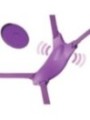FANTASY FOR HER - HARNAIS PAPILLON VIBRANT, RECHARGEABLE & TÉLÉCOMMANDE VIOLET