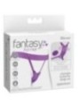 FANTASY FOR HER - HARNAIS PAPILLON VIBRANT, RECHARGEABLE & TÉLÉCOMMANDE VIOLET