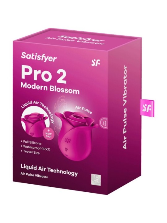SATISFYER - AIR PULSE VIBRATEUR FLEUR MODERNE PRO 2