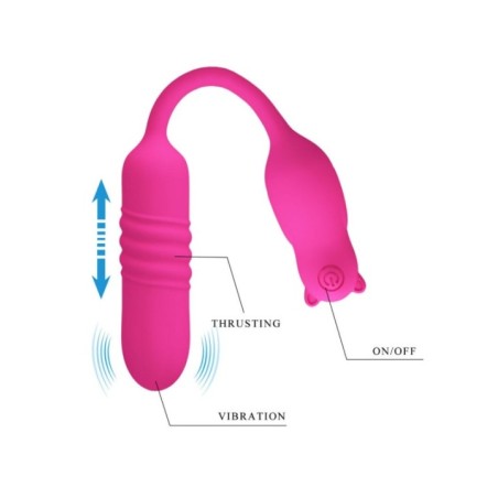PRETTY LOVE - NOBIKUMA BALLE VIBRANTE EN SILICONE ROSE